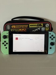 Nintendo Switch v2 Video Game Console Only HAC-001(-01) Animal Crossing Edition