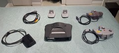 Nintendo 64 Original System Console with 2 Original Controllers, Cords & T-Packs