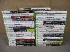 ENORMOUS Xbox 360 Console Model 1538 w/ 2 Controllers and 35 GAMES LOT