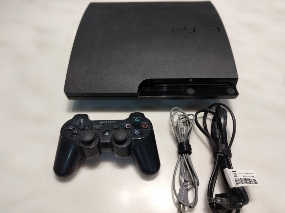 Sony PlayStation 3 PS3 Console Bundle CECH-3001A W/Controller & Power Adapter