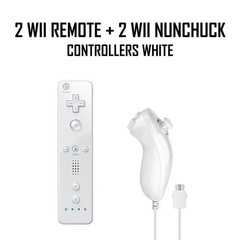 Authentic Wii Console White + Two Remotes + GameCube + 1 Year Warranty + USA