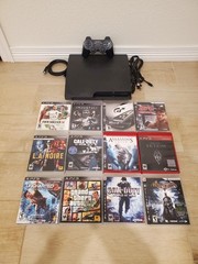 Sony Playstation 3 PS3 Slim Console System Games Grand Theft Auto Call of Duty