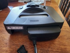 Nintendo 64 N64 console with hookups