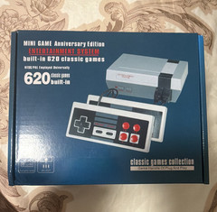 Mini Game Anniversary Edition 620 NES Home Console, 620 Built-In Games, AV-Out