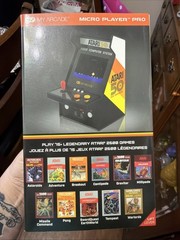 My Arcade Atari Micro Player Pro: 100 Video Games, 6.75″ Mini Arcade Machine NEW