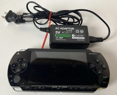 Sony PSP 1001 Black Console w/ Charger, Tested & Working- New Battery