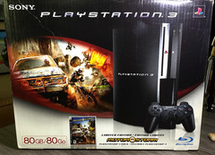 Sony PlayStation 3 MotorStorm 80GB Piano Black Console CIB Limited Edition
