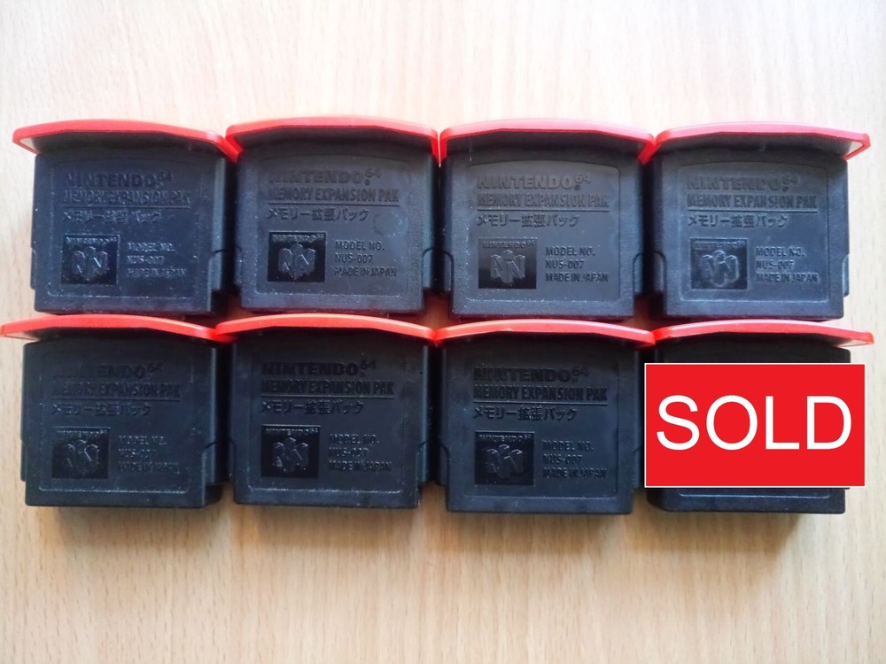 N64 Official Nintendo 64 Memory Expansion Pak (NUS-007) 4MB EXTENSION PACK