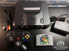 Nintendo 64 N64 Console + Super Mario 64+Controller+Cords