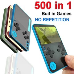 Handheld Game Console 500 Classic Games LCD Portable Retro Video Mini Game