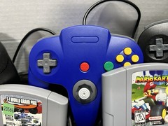 Nintendo 64 Gray Console w/ 3 Controllers & 4 Games MARIO CART – F1 – pilot wing