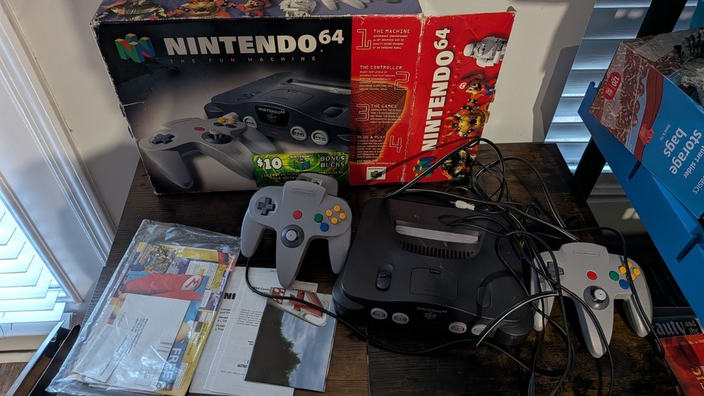 Nintendo 64 Video Game Console N64 Console INCLUDES ORIGINAL BOX