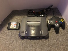 Nintendo 64 Console + 1controller + Rugrats In Paris Game + 3rd Party Av READ