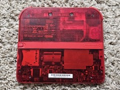 128GB Pokemon Omega Ruby Nintendo 2DS Clear Red Console Transparent Limited 3DS