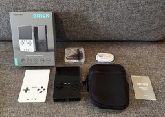 TrimUI Brick Black Handheld Emulation Game Console w Case + Keycaps, Preloaded