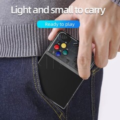Miyoo Mini Plus Black Open Source Retro Handheld Game Console with 64GB