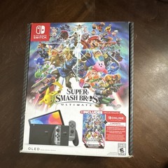 Nintendo Switch OLED Super Smash Bros. Ultimate Edition Console Bundle Wi-Fi LAN