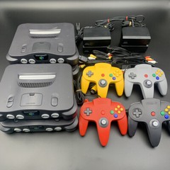 Nintendo 64 N64 Black console Choice OEM controllers Used Region free