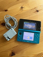 Nintendo 3DS Handheld System – Aqua Blue – WORKING!