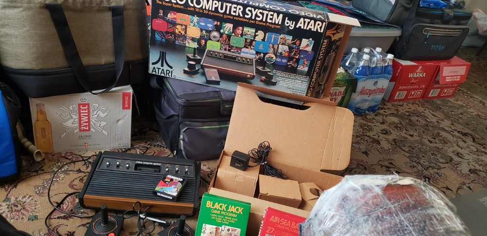 1st year EARLIEST SERIAL # 1977 Atari VCS Heavy Sixer Console System CHESS piece