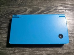 Nintendo DSi Light Blue Handheld Console System Only TESTED (SCREEN SCRATCHES)