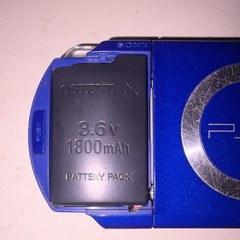 Sony PSP Blue Handheld System, Mini USB, Memory Stick PRO Duo Compatible