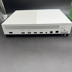 White Xbox One S Bundle W/ 3 Controllers 11 Games & Cords Tested And Working