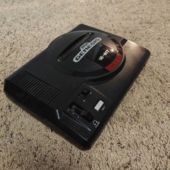 SEGA Genesis Model 1601 with RF Switch Display Adapter, Sonic and Knuckles