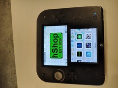 Nintendo 2DS Launch Edition Blue/Black Handheld w/ 128GB SD Card Loaded Games