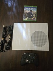 Microsoft Xbox One S Console Bundle w/ Wireless Controller And 1 Game
