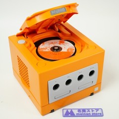 Nintendo GameCube Orange Console Only NTSC U-C/J Region Switch Mod From JAPAN