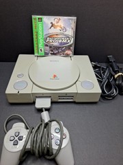 Sony PlayStation 1 PS1 Console SCPH-7001 W’ Controller Matt Hoffman Game Tested