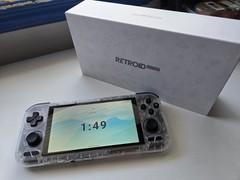Retroid Pocket 4 Pro Handheld System Clear Style, USB-C With Case