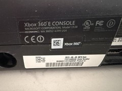 Xbox 360 E Console 250GB Black Model 1538 WITH Controller xb360 Microsoft TESTED
