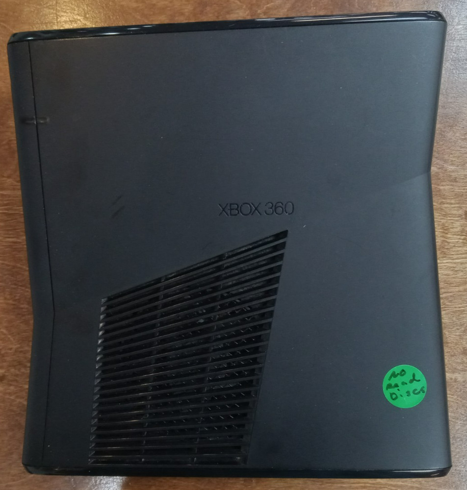 Xbox 360 S Slim Console Model 1439 – Black – FOR PARTS AND REPAIR ONLY