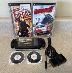 Sony PSP 2001 Handheld Console Bundle with Charger + New Battery