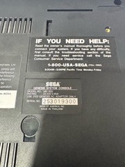 SEGA Genesis 2 Console Tested & Working. Console And Cables Only