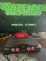 Nintendo 64 Console Only!! Red LED Light Upgrade!!