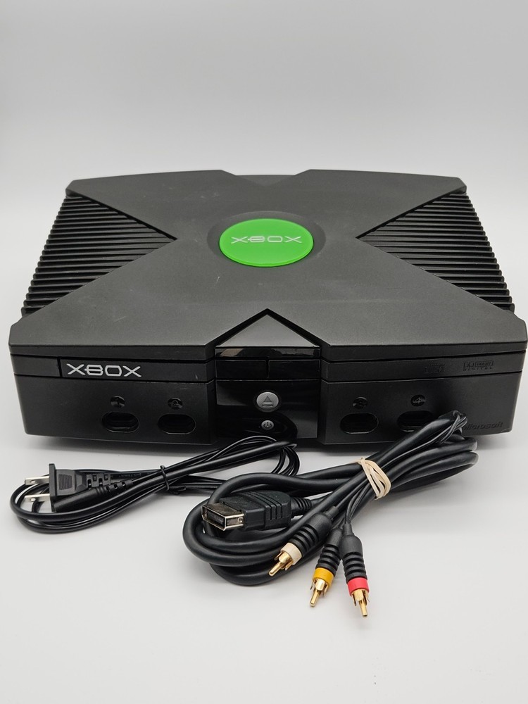Original Xbox Console + Cables – Recapped, Serviced, Cleaned & Tested