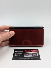 Nintendo DS Lite Crimson Black Console Nintendo DS Works Charger READ
