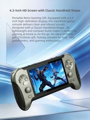 YHFITN 4.3-Inch HD Screen Portable Retro Game Console with Built-in Classic G…
