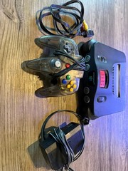 Nintendo 64 with original Controller, Cables and Expansion Pack.